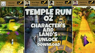 Download Temple Run OZ Game And Unlocked All Characters, Maps, Stages