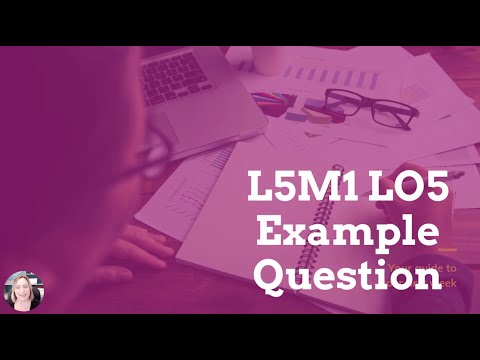 CIPS L5M1 LO5 Sample Question