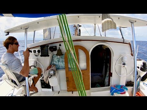 CATAMARAN SAILING: SAILING AGAINST THE TRADE WINDS TO PUERTO RICO 🇵🇷 THE THORNY PATH...