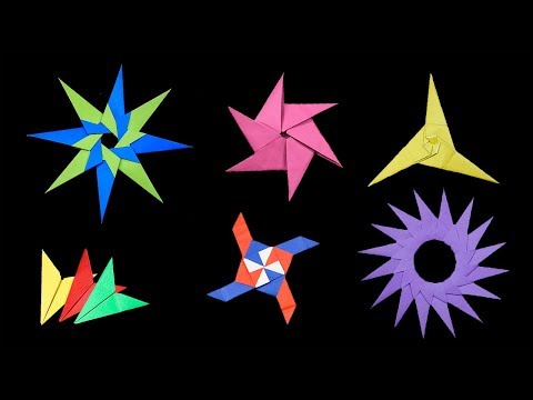 Top 06 Easy Origami Ninja Star - How to make