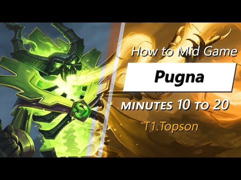Topson mid game Pugna | Minute 10 to 20