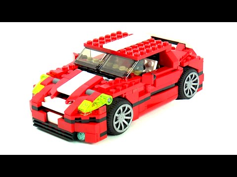 Vidéo LEGO Creator 31024 : Le bolide rouge