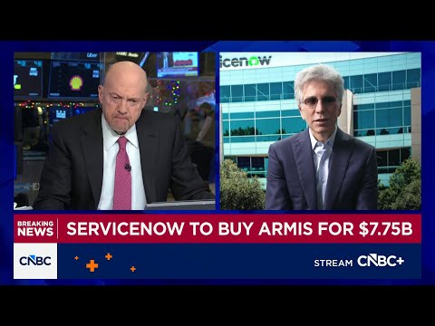 ServiceNow CEO Bill McDermott on buying cybersecurity startup Armis for $7.75 billion