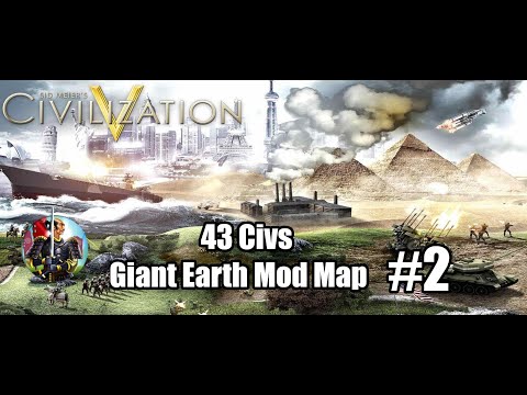 Super Mega Ultra Earth Map - 43 Civs Challenge - Japan Playthrough - Civilization 5 - Episode 2