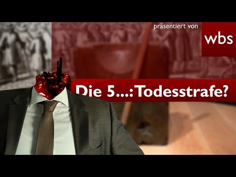 Die 5 kuriosesten Gesetze: Die Todesstrafe in Deutschland? | Rechtsanwalt Christian Solmecke