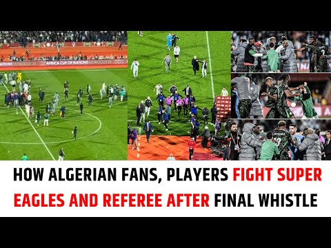 Algeria vs Nigeria | Things heated up between the players in quarterfinals | AFCON 2025 Highlights