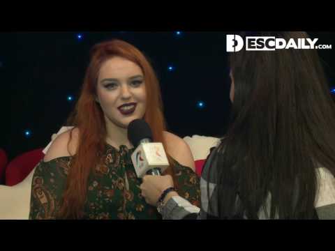 Xandra (Romania NF 2017) speaks about Jonas Gladnikoff, Dami Im and Eurovision 2017
