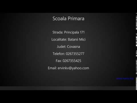 Scoala Primara Batanii Mici