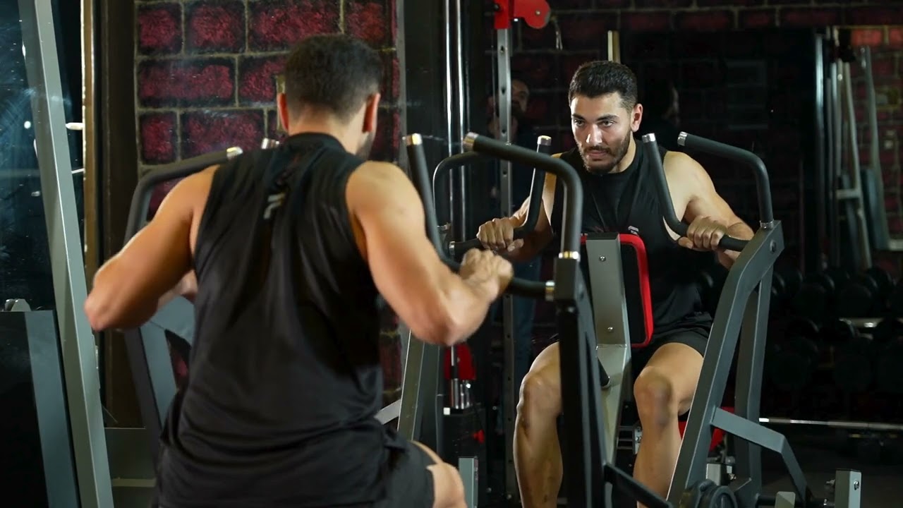 Seated Rowing Machine Wide Grip exercise