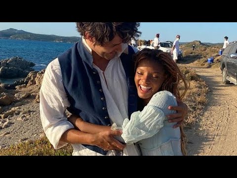 halle bailey and jonah hauer-king being cute for 5 minutes