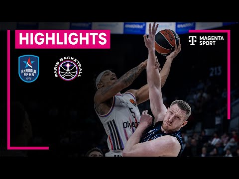 Anadolu Efes Istanbul - Paris Basketball | EuroLeague | MAGENTA SPORT