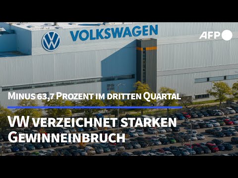 VW verzeichnet starken Gewinneinbruch | AFP