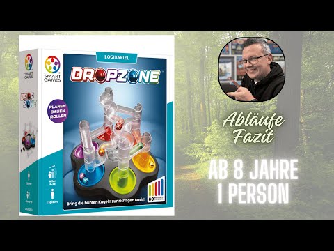 DropZone (Smart Games) - Kugelbahn als Logikspiel