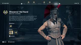Rhexenor the Hand Main Story Cultist Map Location Assassins Creed Odyssey