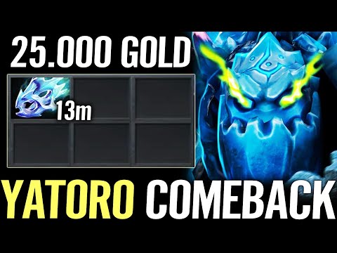 🔥 YATORO Tiny 13min Moonshard 1st Item META — 25.000 GOLD Comeback Most Intensive Game Dota 2 Pro