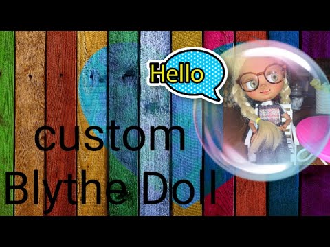 First custom Blythe doll box opening #blythe #blythedolls
