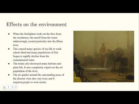 The 1986 Sandoz chemical spill