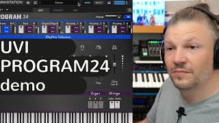Video thumbnail for UVI Program 24 -a cool italian 80's all in one synth by Nu-Trix The Synth Guy