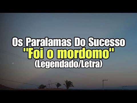 Foi O Mordomo - Paralamas do Sucesso