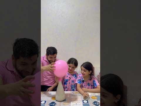 تحدي النفاخة وسط القرعة!🎈 ريتاج وأريج صدموني بالخل والبيكاربونات🤯🔥⁠#تحديات_عائلية⁠ ⁠#ريتاج_وأريج⁠