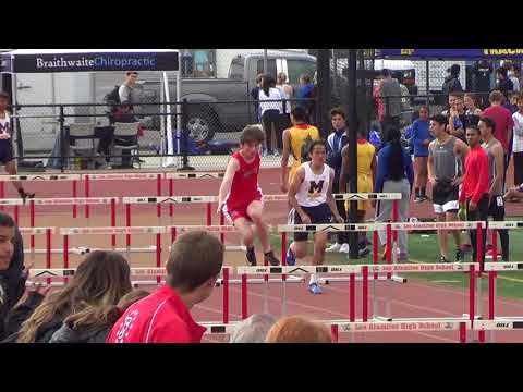 OpenB Shuttle Hurdles at Griffin Relays 3-2-18 - Los Alamitos Boys