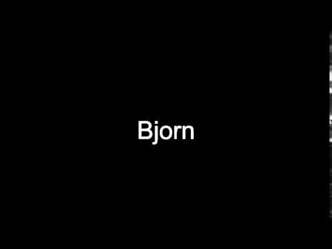 Bjorn pronunciation english   Bjorn definition english