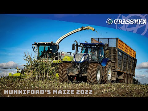 🌽 Cornstars Hunniford's Special - 19 tractors on a long draw!