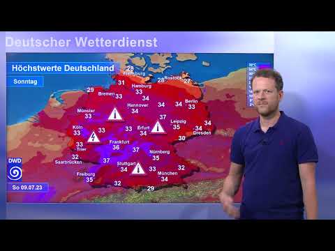 07.07.2023 Hitzeinformation - Deutscher Wetterdienst (DWD)