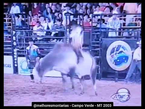 🇧🇷 Claudemir dos Santos x Xodó do Patrão - Campo Verde 2003 | Campeão do Rodeio 🏆 #rodeio #rodeo