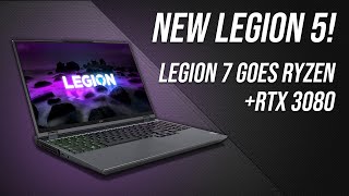 New Lenovo 2021 Gaming Laptops! Legion 5 Still Best?