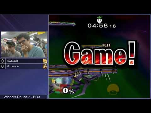 GSS 117 SSBM - GWM420 (Fox) vs. Mr. Lemon (Dr. Mario) - Melee WQF