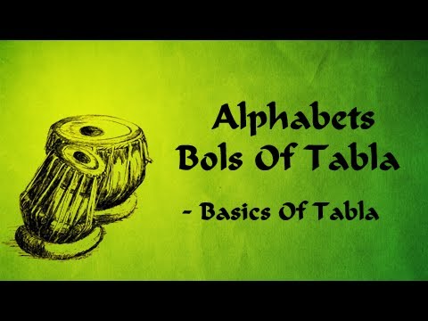 Basic Alphabets/ Bols Of Tabla - Basics of Tabla