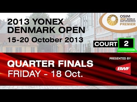 QF (Court 2) - MS - Du Pengyu vs Gurusaidutt R. M. V. - 2013 Yonex Denmark Open