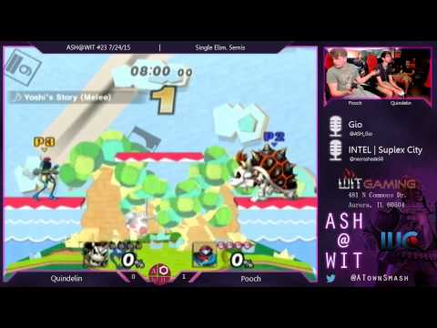 Quindelin (Bowser) vs. Pooch (Samus) - PM SE Semis ASH@WIT #23 7/24/15
