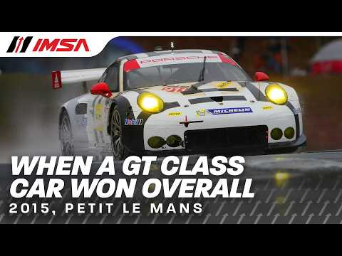 Nick Tandy Recaps His Crazy Overall Win at Petit Le Mans on Michelin Rain Tires