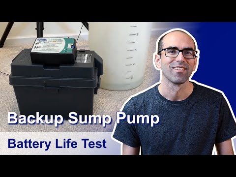 How Long Does a Backup Sump Pump Battery Last? (w/ better solution)