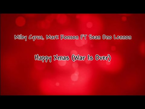 Miley Cyrus, Mark Romson ft Sean Ono Lennon - Happy Xmas (War Is Over) | Subtitulada