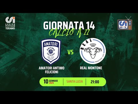 Calcio CSI: Amatori Antimo Felicioni-Real Montone