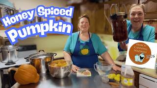 Pressure Canning Honey Spiced Pumpkin 🎃 | Sweet OR Savory Pantry Staple | March Canning Madness