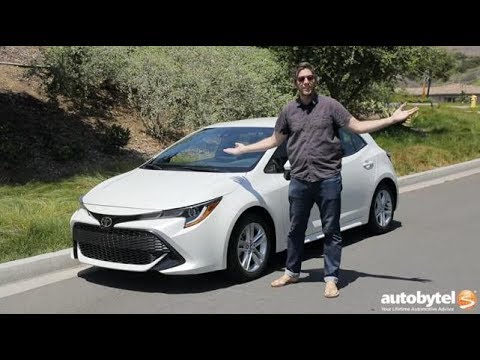 2019 Toyota Corolla Hatchback SE Test Drive Video Review