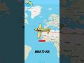 India To USA 3d Animation On Map 2numbari America Usa Travel Ytshorts Viral