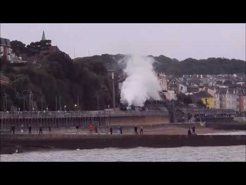 The Flying Scotsman & Black 5 no. 44871 at Dawlish