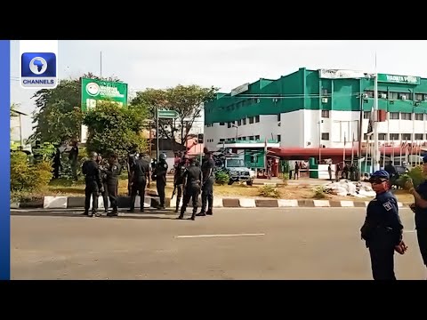 Heavy Security At PDP Headquarters As Rival Factions Hold Parallel Meetings