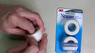 BEST QUALITY FIRST AID TAPE 3M Nexcare Tears Easily, For Frequent Gauze Changes, 2 Rolls REVIEW