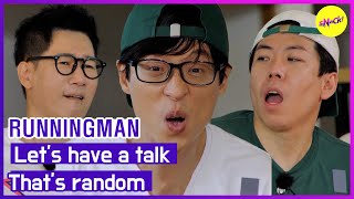 Download lagu [HOT CLIPS][RUNNINGMAN]  Let's have a talk.That's random (ENGSUB) mp3