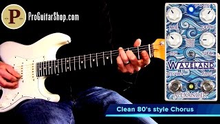 Video thumbnail for Alexander Pedals Waveland Modulation by ProGuitarShopDemos