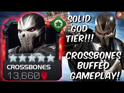 Buffed Crossbones is a MONSTER! - ABSOLUTE GOD TIER VS HEROES - Marvel Contest of Champions Gameplay