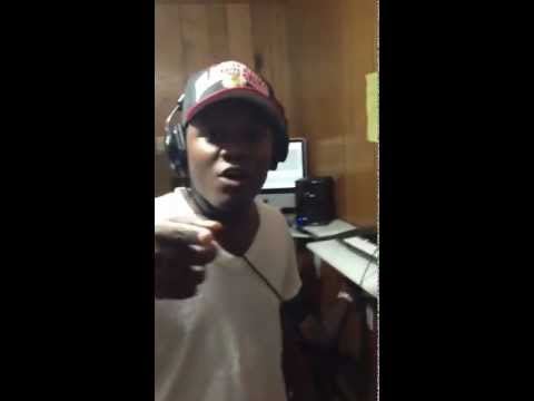 @Boogzino in the studio working on his new single "Dis A Wa