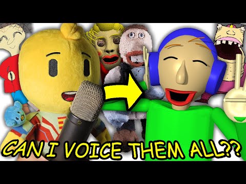 Can I Voice Every Single Baldi's Basics Character??