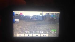 Dash Lady Fortune- 2/8/14 second day loping the barrels